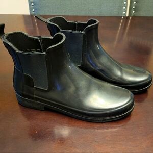 Hunter Original Gloss Chelsea rain boot Women's size 8